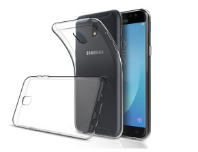 Силиконов гръб ТПУ ултра тънък за Samsung Galaxy J7 2017 J730F кристално прозрачен